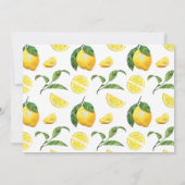 レモネードバチェロレッテ旅程の招待 招待状 (裏面)