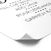 レモネードバードリンクサイン ポスター (角)