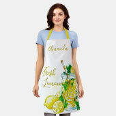 レモネードパーソナライズされたエプロン エプロン (着用した状態)