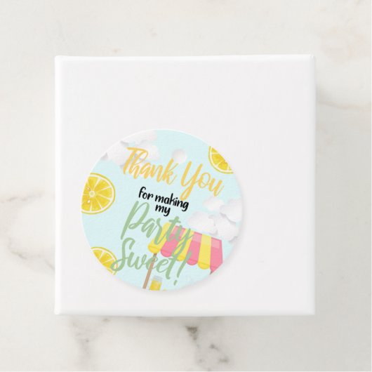 レモネードパーティー、スクイーズ日、甘いお祝い フェイバータグ (インサイチュ)
