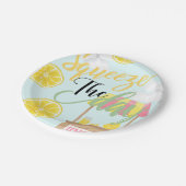 レモネードパーティー、スクイーズ·ザ·デイ、スイート·誕生日 ペーパープレート (アングル)