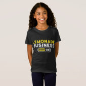 レモネードビジネスモード夏フルーツレモン果汁 Tシャツ (正面フル)