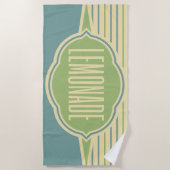 レモネードビーチタオル ビーチタオル (正面)