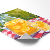 レモネードピクニック | レモン絵を描実 ポスター (角)