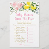 レモネードピンク金ゴールドフローラはプライスゲームを推測 (正面)