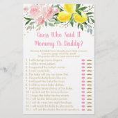 レモネードピンク金ゴールドフローラ誰がゲームを言ったか推測 (正面)