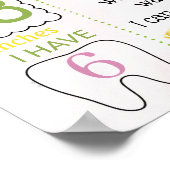 レモネードファースト誕生日マイルストーン記号 ポスター (角)