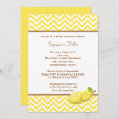 レモネードブライダルシャワーの招待 招待状 (正面/裏面)