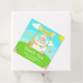 レモネードブロンドヘアガール誕生日サンキューユー フェイバータグ (インサイチュ)