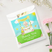 レモネードブロンドヘアガール誕生日サンキューユー フェイバーバッグ (封をした状態)