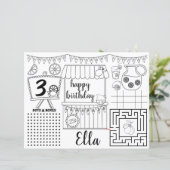 レモネードランチョンマット、ピンクレモネード活動シート (スタンド正面)