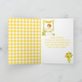 レモネードレッドヘアボーイハッピーバースデー カード (内部)