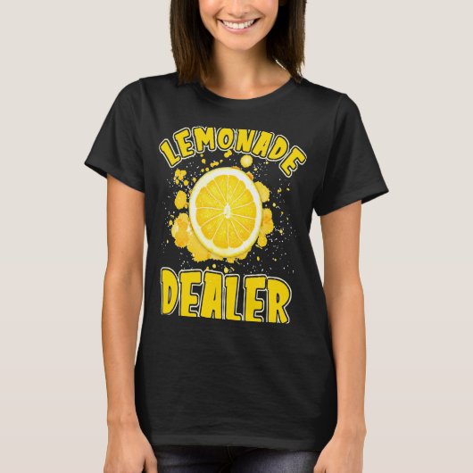 レモネードレモネードディーラー女性の子供 Tシャツ (正面)