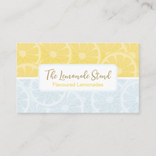 レモネードレモンの名刺 名刺 (裏面)