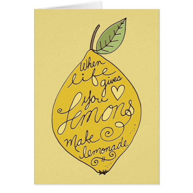 レモネードレモンを作って下さい (正面)