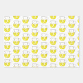 レモネードレモンアードピッチャー柑橘類フルーツドリンクを作る ラッピングペーパーシート (正面3)