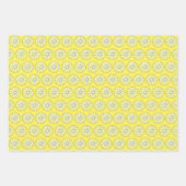 レモネードレモンアードピッチャー柑橘類フルーツドリンクを作る ラッピングペーパーシート (正面2)