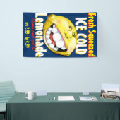 レモネード立場のカスタマイズ可能な広告の広告宣伝 横断幕 (トレードショー)