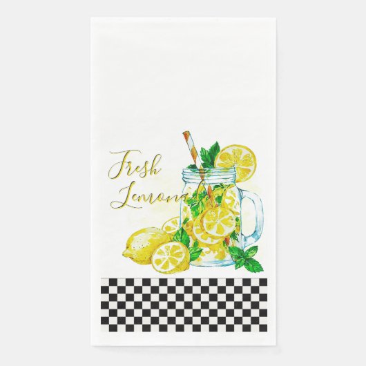 レモネード紙ゲストタオル (正面)