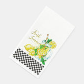 レモネード紙ゲストタオル (コーナー)