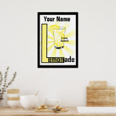 レモネード絞りたてのカスタムポスター ポスター (キッチン)