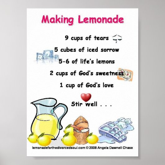 レモネード詩のポスター ポスター (正面)