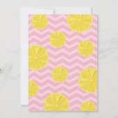 レモネード誕生日ガール 招待状 (裏面)