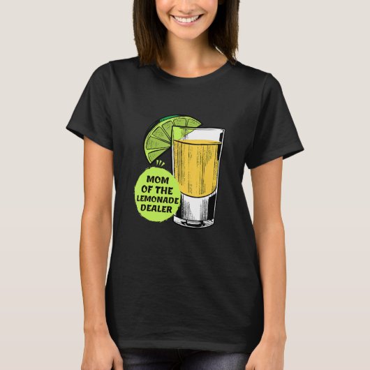 レモネード販売店女性の母 Tシャツ (正面)