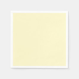 レモネード黄無地の色 |クラシックエレガント スタンダードカクテルナプキン
