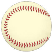 レモネード黄無地の色 |クラシックエレガント ソフトボール (正面左)