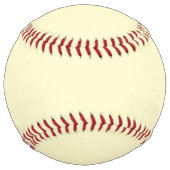 レモネード黄無地の色 |クラシックエレガント ソフトボール (裏面)