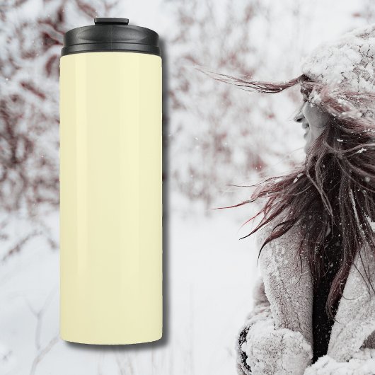 レモネード黄無地の色 |クラシックエレガント タンブラー