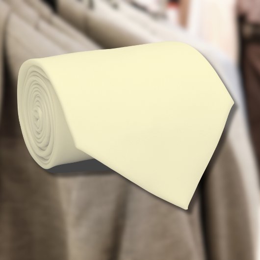 レモネード黄無地の色 |クラシックエレガント ネクタイ