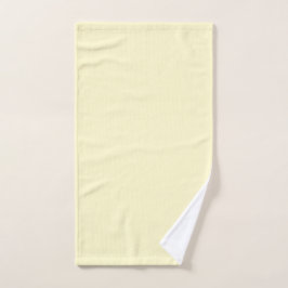 レモネード黄無地の色 |クラシックエレガント ハンドタオル