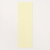 レモネード黄無地の色 |クラシックエレガント ヨガマット (裏面)