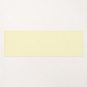 レモネード黄無地の色 |クラシックエレガント ヨガマット (正面(横))