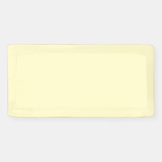 レモネード黄無地の色 |クラシックエレガント 横断幕 (横)