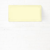 レモネード黄無地の色 |クラシックエレガント 横断幕 (インサイチュ)