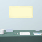 レモネード黄無地の色 |クラシックエレガント 横断幕 (トレードショー)