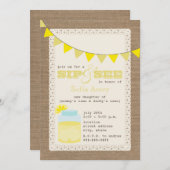 レモネード·バーラ刺激を受けたップ·シップ·アンド·シー·招待状 招待状 (正面/裏面)