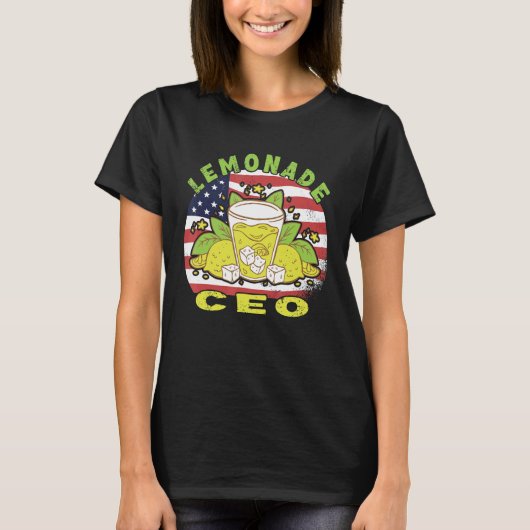 レモネードCEOレモネードビジネス Tシャツ (正面)