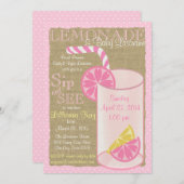 レモネードSipと 招待状 (正面/裏面)