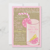 レモネードSipと 招待状 (正面)