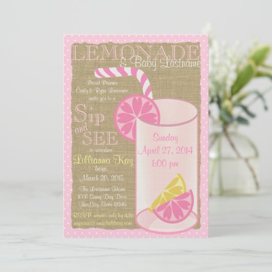 レモネードSipと 招待状 (スタンド正面)
