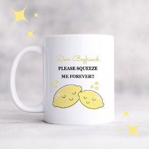 レモパーソナライズされたおもしろいン コーヒーマグカップ