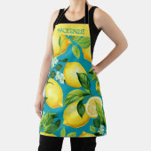 レモパーソナライズされたネードフローラオールオーバープリント エプロン (インサイチュ)