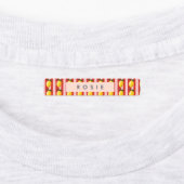 レモパーソナライズされたンストライプパタンイエローレモン ラベル (貼付)