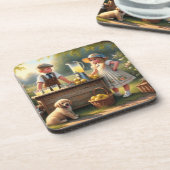 レモファッションドネードスタンド古ファッションド夏 コースター (左側)