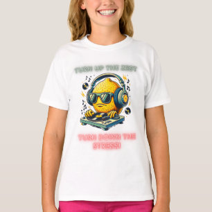 レモファンキーンDJ Groove Vibes inスタイル Tシャツ