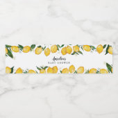 レモポップ・アートのンをテーマにした赤ちゃん ペットボトルラベル (シングルラベル)